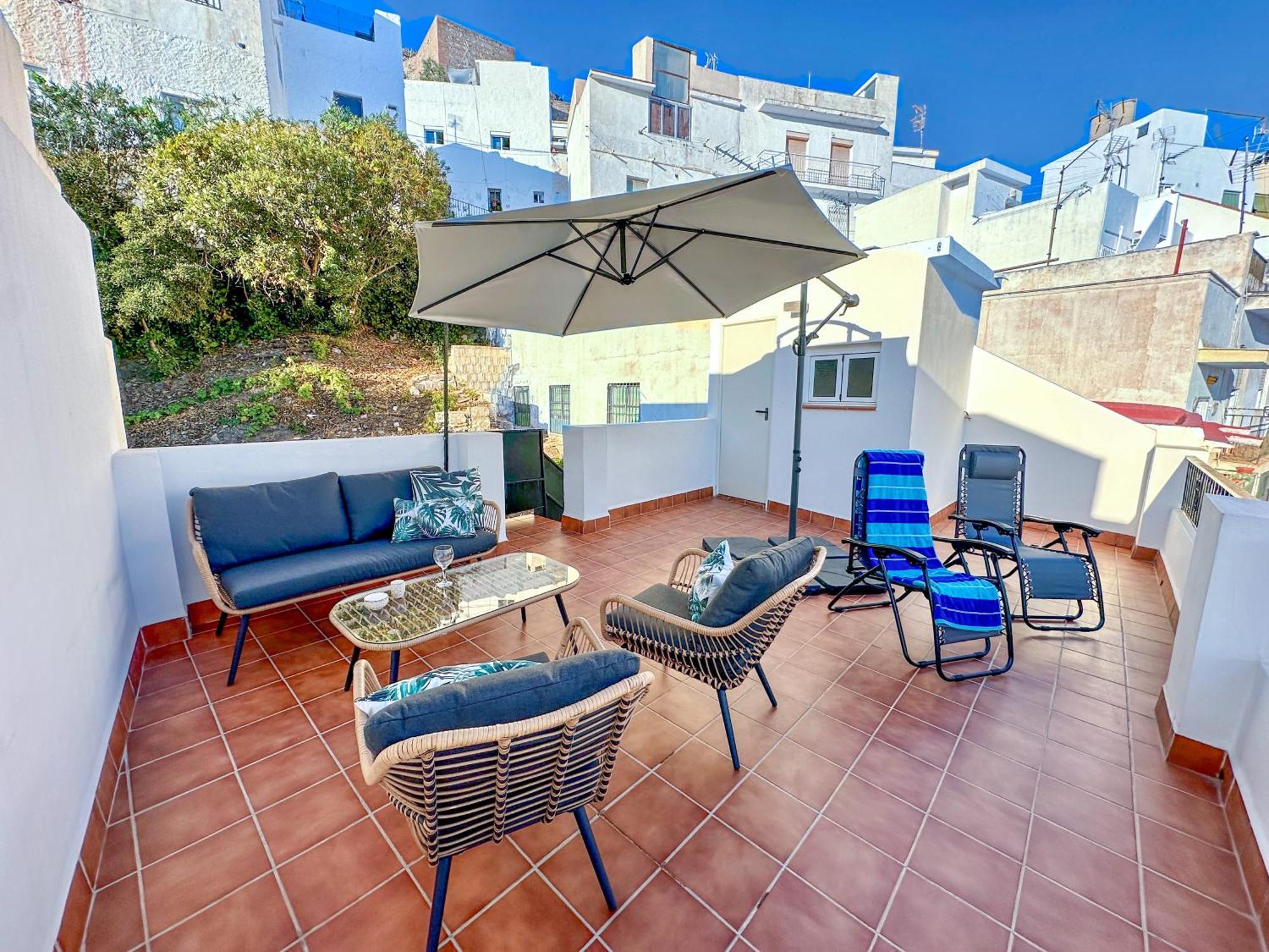 Villa Casa Carmen Terraza Y Patio Privado En Salobreña Extérieur photo